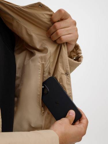 Куртка унисекс Veter, бежевая фото 16