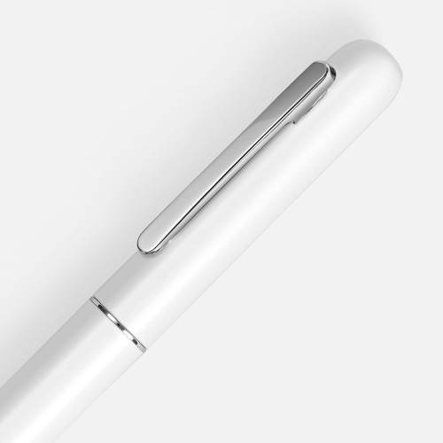 Ручка шариковая Scribo, матовая белая фото 4