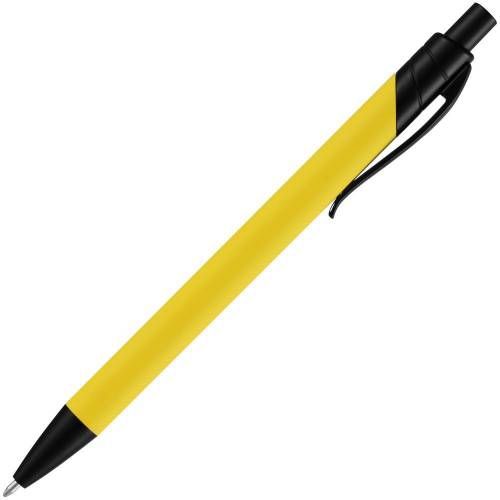 Ручка шариковая Undertone Black Soft Touch, желтая фото 4