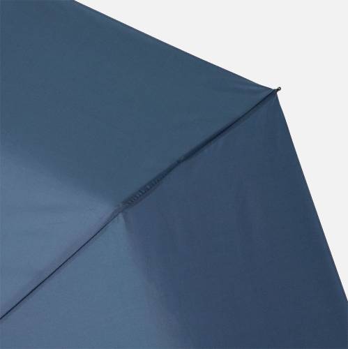 Зонт складной Classic, темно-синий с темной ручкой фото 6 Зонт складной Classic, темно-синий с темной ручкой фото 6