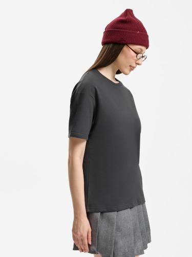 Футболка унисекс Durington, темно-серая (графит) фото 10