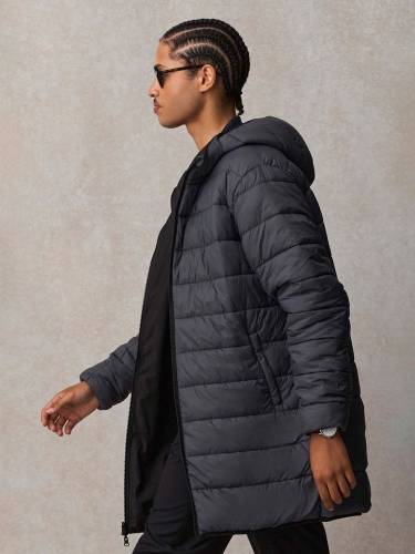 Куртка-парка унисекс Reverse, темно-синяя фото 19