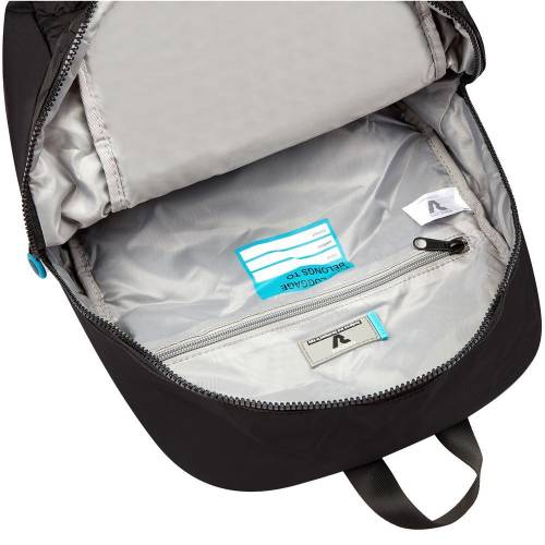Складной рюкзак Compact Neon, черный с голубым фото 6