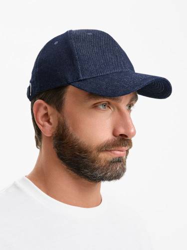 Бейсболка Denimate, темно-синяя фото 7 Бейсболка Denimate, темно-синяя фото 7