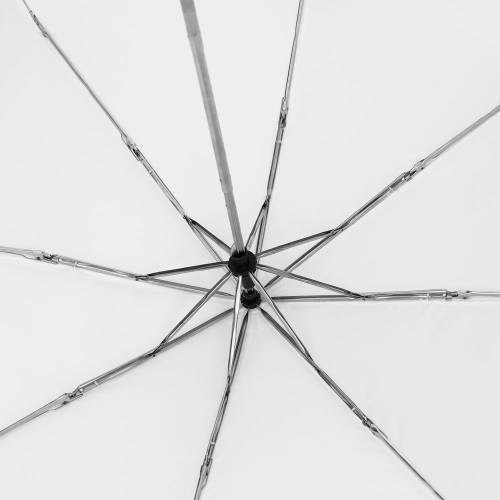 Зонт складной Basic, белый фото 6 Зонт складной Basic, белый фото 6
