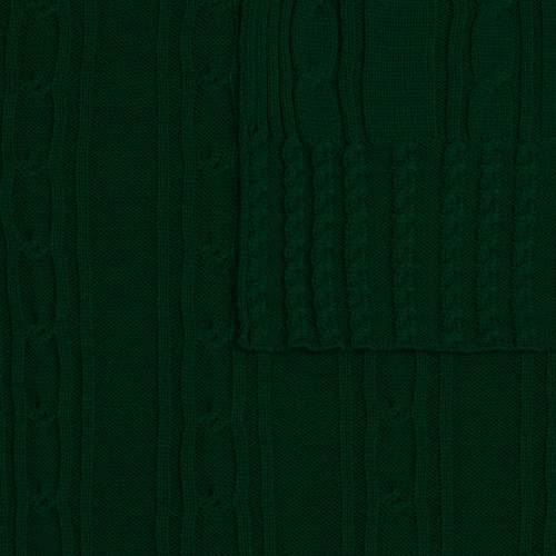 Плед Remitti, темно-зеленый (хвойный) фото 4