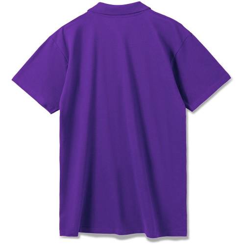 Рубашка поло мужская Summer 170, темно-фиолетовая фото 3