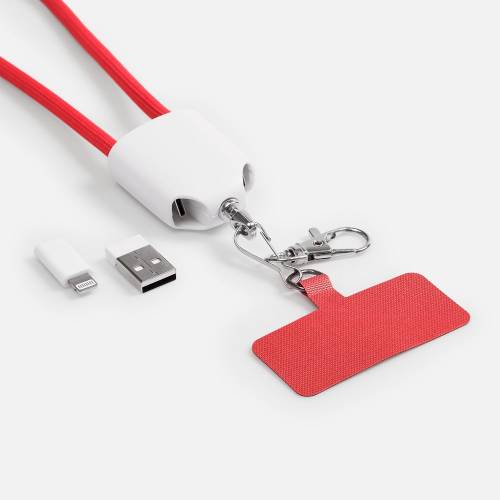 Кабель-ланьярд energyFlex Pro, красный фото 7