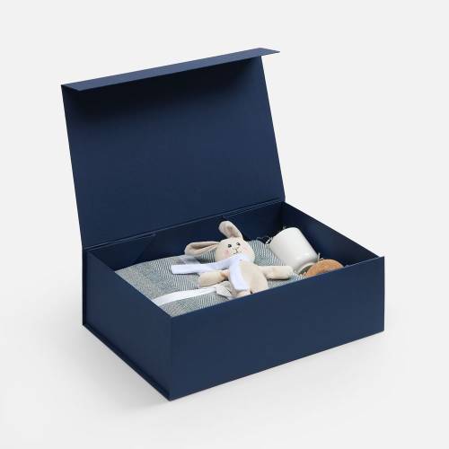 Коробка складная RealBig Fold, темно-синяя фото 5