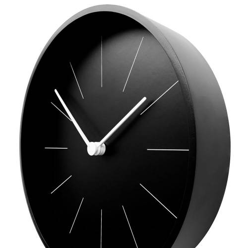 Часы настенные Berne, черные фото 3