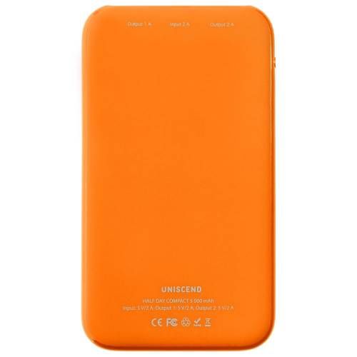 Внешний аккумулятор Uniscend Half Day Compact 5000 мAч, оранжевый фото 4