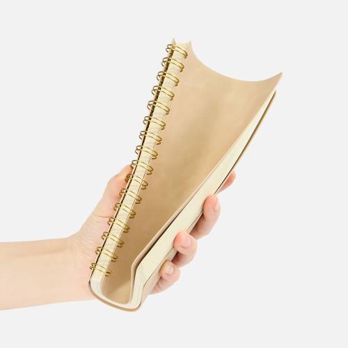 Ежедневник Spiral, недатированный, бежевый фото 8 Ежедневник Spiral, недатированный, бежевый фото 8