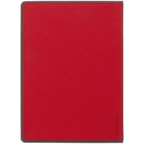 Ежедневник Frame, недатированный, красный с серым фото 5