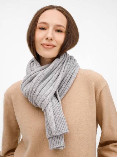 Шарф Bellish, светло-серый меланж фото 7 Шарф Bellish, светло-серый меланж фото 7