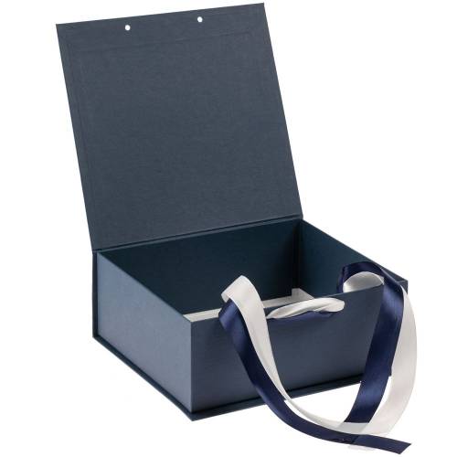 Коробка на лентах Tie Up, малая, синяя фото 3