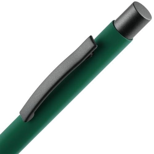 Ручка шариковая Atento Soft Touch, зеленая фото 5