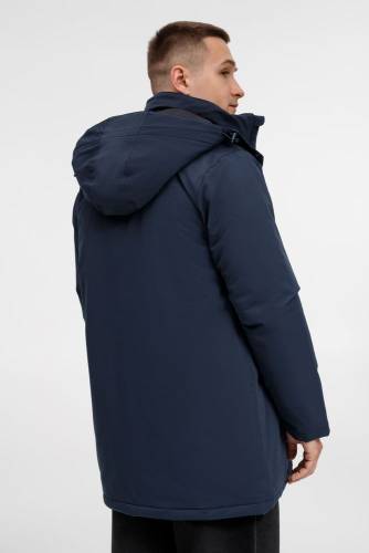 Куртка-парка унисекс Sfera, темно-синяя фото 16