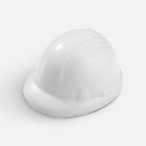 Антистресс «Каска», белый фото 3