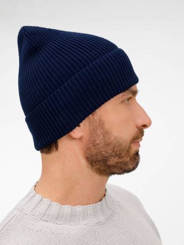 Шапка Nobilis Mono, темно-синяя фото 6 Шапка Nobilis Mono, темно-синяя фото 6