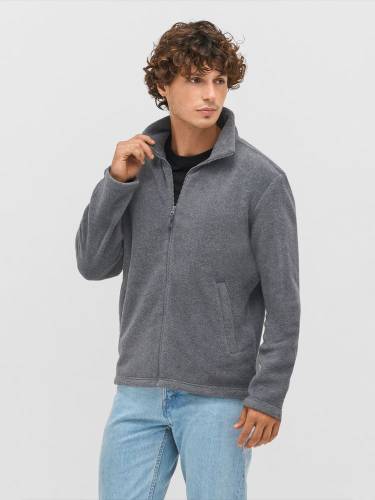 Куртка флисовая унисекс Nitro, коричневая фото 6