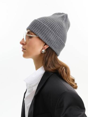 Шапка Bernard, серый меланж фото 6 Шапка Bernard, серый меланж фото 6