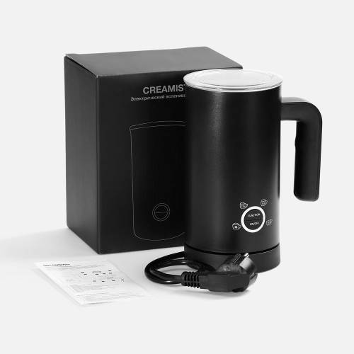 Электрический вспениватель молока Creamistry, черный фото 7