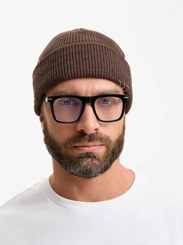 Шапка Ribelle, коричневый меланж фото 7 Шапка Ribelle, коричневый меланж фото 7