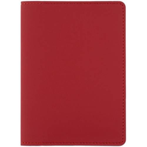 Обложка для паспорта Shall Simple, красный фото 2