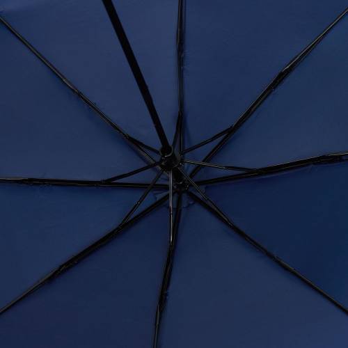 Зонт складной Basic, ver.2, темно-синий фото 4 Зонт складной Basic, ver.2, темно-синий фото 4