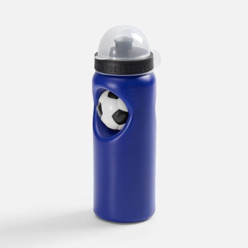 Бутылка с антистрессом Footballer, синяя фото 2