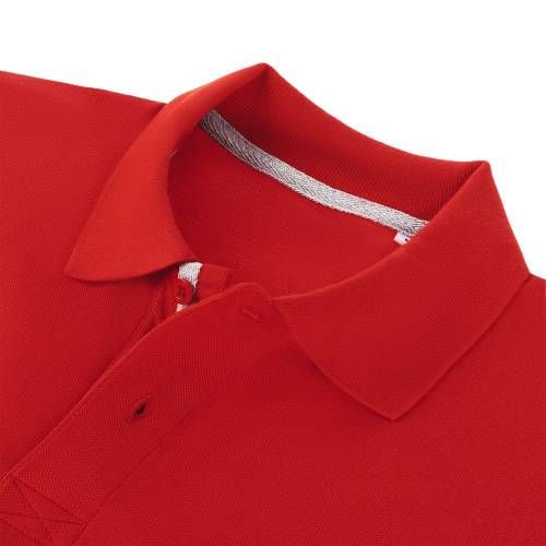 Рубашка поло мужская Virma Premium, красная фото 4