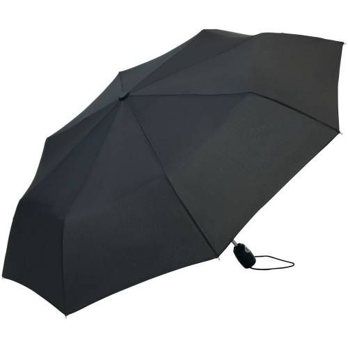Зонт складной AOC, черный фото 2
