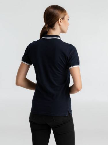 Рубашка поло женская Practice Women 270, темно-синяя с белым фото 5