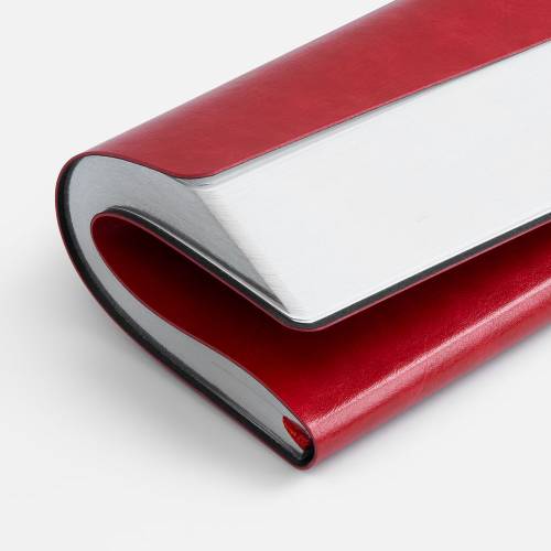 Ежедневник Nebraska Flex, недатированный, красный с серебристым фото 8