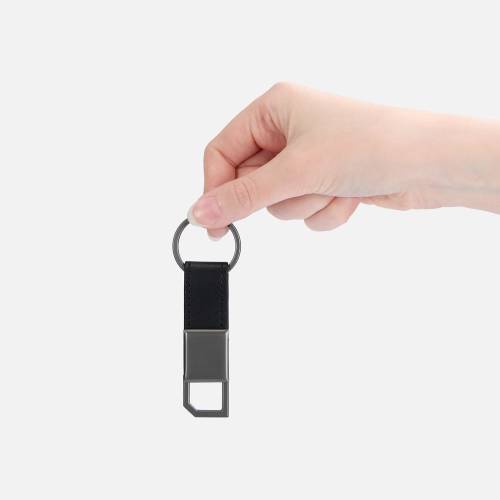 Брелок с карабином Rengas, черный фото 4 Брелок с карабином Rengas, черный фото 4