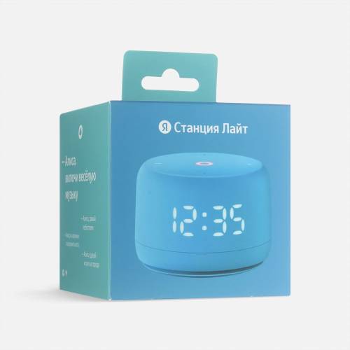 Умная колонка «Яндекс Станция Лайт 2», синяя фото 6