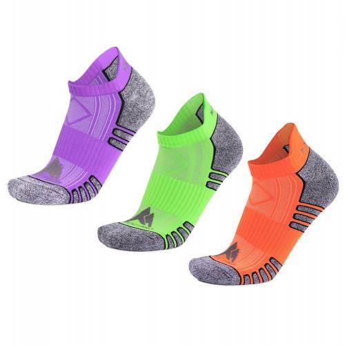 Набор из 3 пар спортивных мужских носков Monterno Sport, фиолетовый, зеленый и оранжевый фото 2