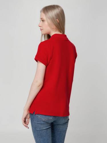 Рубашка поло женская Virma Lady, красная фото 8