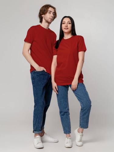 Футболка унисекс T-Bolka 160, темно-красная фото 6 Футболка унисекс T-Bolka 160, темно-красная фото 6