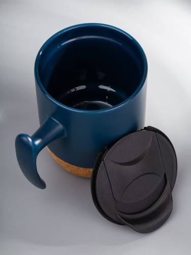 Кружка Corky Grip, синяя фото 8