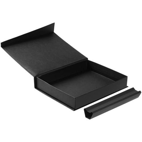 Коробка Duo под ежедневник и ручку, черная фото 3