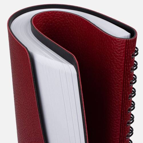 Ежедневник Strep Front на заказ, недатированный, красный фото 8