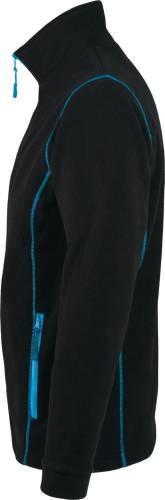 Куртка мужская Nova Men 200, черная с ярко-голубым фото 4