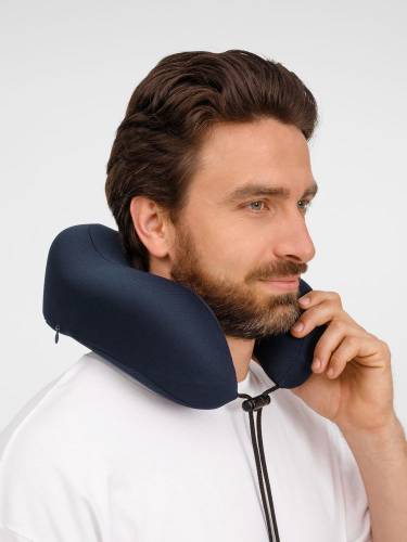 Дорожная подушка Somna, синяя фото 11