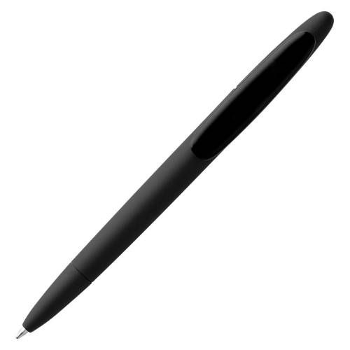 Ручка шариковая Prodir DS5 TRR-P Soft Touch, черная фото 5