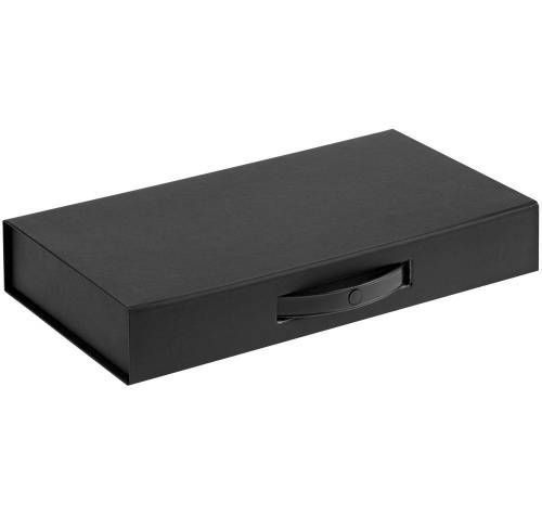 Коробка с ручкой Platt, черная фото 2