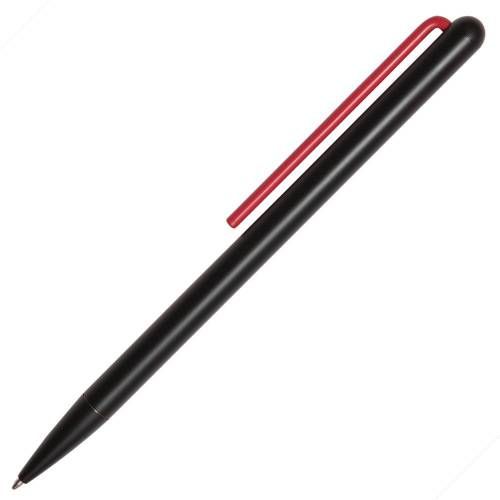 Шариковая ручка GrafeeX в чехле, черная с красным фото 2
