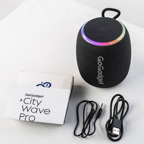 Водонепроницаемая колонка c подсветкой CityWave Pro, черная фото 4