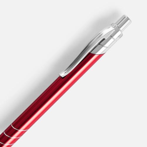 Ручка шариковая Undertone Metallic, красная фото 4 Ручка шариковая Undertone Metallic, красная фото 4