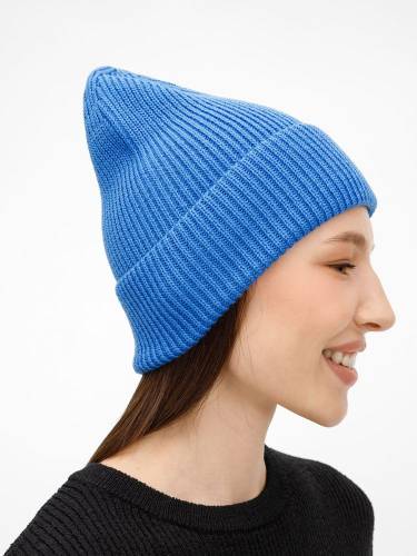 Шапка Nobilis Mono, синяя (аква) фото 8 Шапка Nobilis Mono, синяя (аква) фото 8